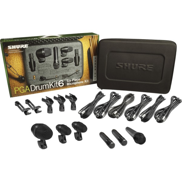 Kit batterie SHURE PGA DRUMKIT 6 Micros