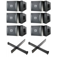 KIT JBL VRX LINE ARRAY 6 Têtes 4 SUB Ampli 12000w